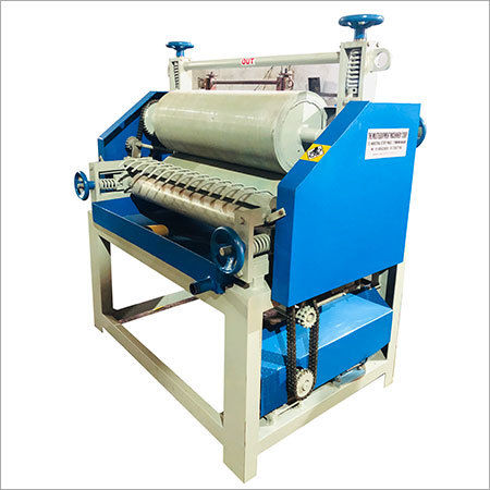 Blue And Green Wood Glue Spreader Machine