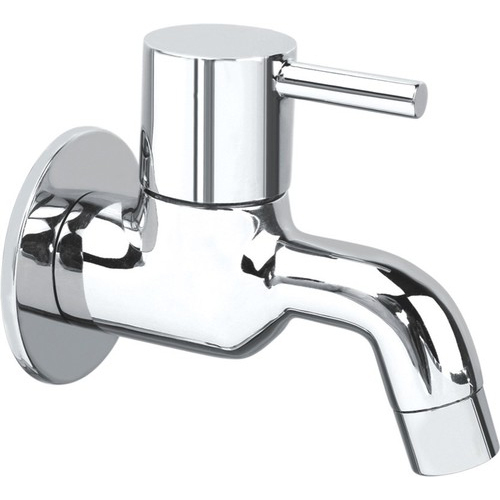 Polyware Modern Brass Bib Cock Water Tap - Metals Type: Stainless Steel