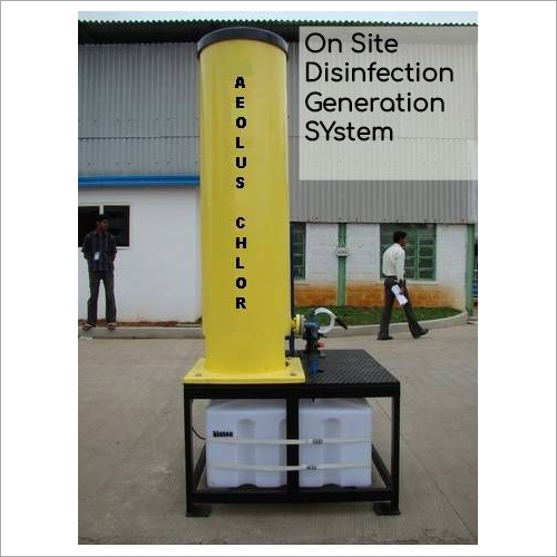 On Site Disinfectant Generation System