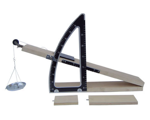 Inclined Plane - Metal/Wood, 15-30 cm Height x 30-60 cm Length, Natural/Black Finish | Adjustable Angle, Accurate Dimensions, Durable Design, Easy Use, Superior Strength