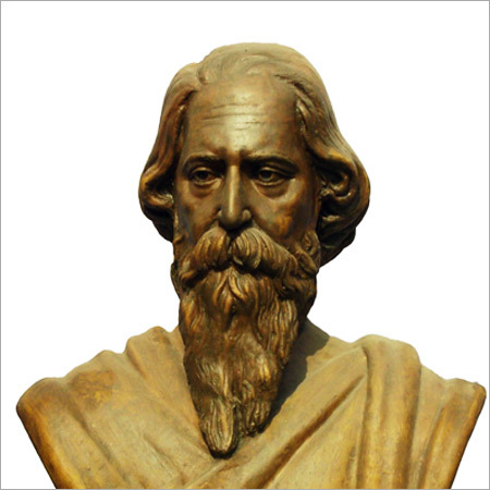 Fiber Resin Tagore Statue