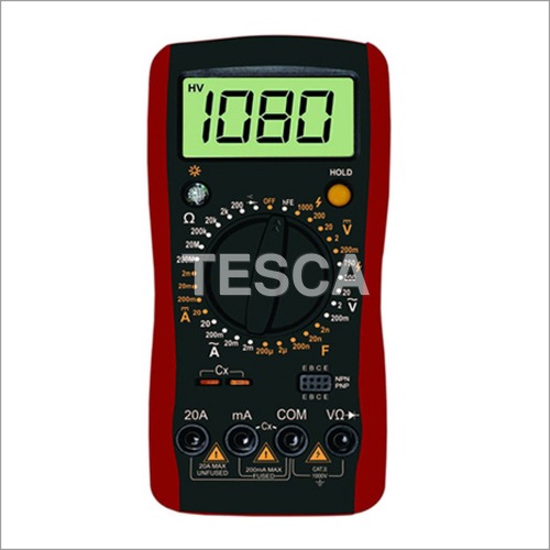 3 1/2 Digital Multimeter With Temperature And Frequency Dimensions: 94 X 81 X 49 Millimeter (Mm)