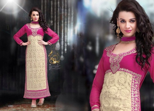 Georgette with Net Salwar Suit 