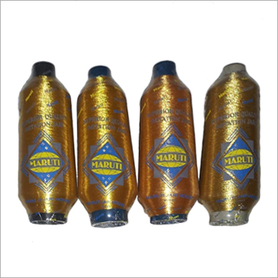 Golden Flora Zari Thread