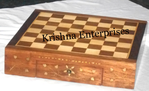 Designer Wooden Chess Game 