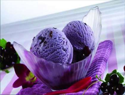 Black Currant Ice Cream