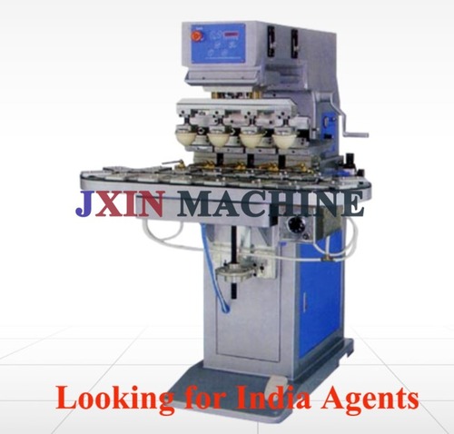 Four color rotary table pad printing machine