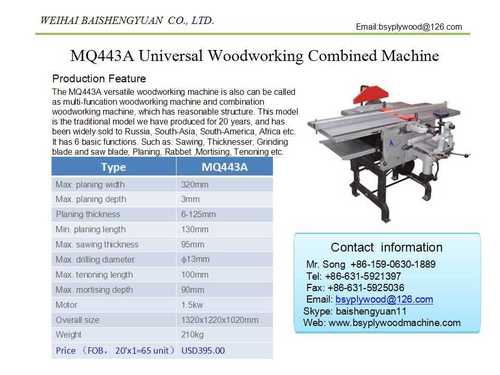 Versatile Woodworking Machine