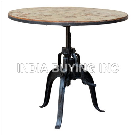 Vintage Wooden Round Table