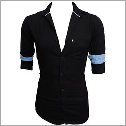 Mens Black Casual Shirts