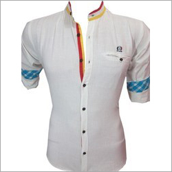 Mens White Casual Shirts