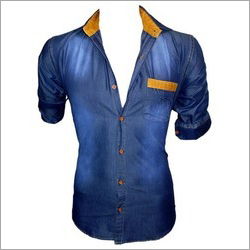 Mens Designer Denim Shirts