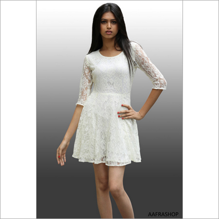 Netted Floral Dress