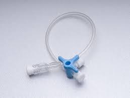 Three way stop cock with extention tube