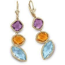 Gemstone Earring