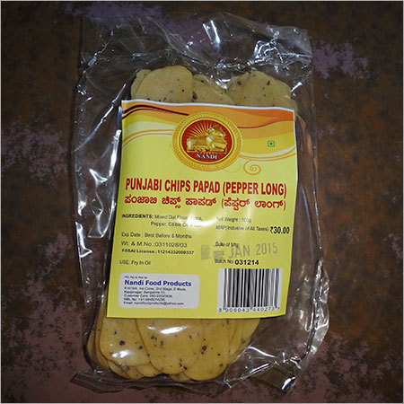 Punjabi Masala Papad