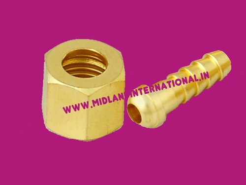 Brass Hose Nut Nipple