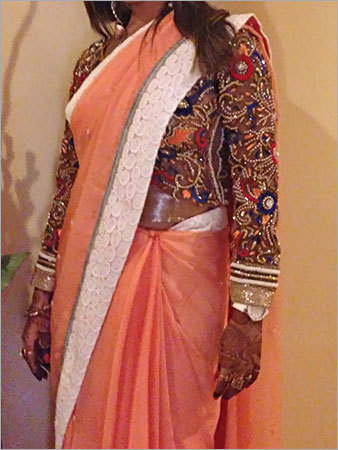Designer Embroidered Saree