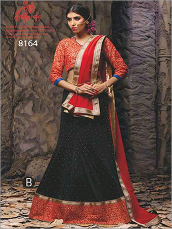 Designer Embroidered Lehenga