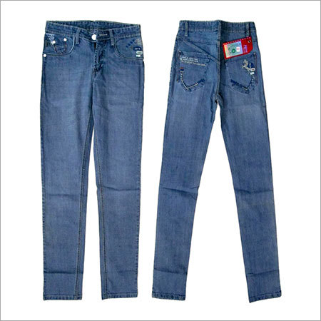 Narrow Jeans - Cotton Blend, Various Sizes, Blue | Stylish Fit, Durable Denim, Comfortable Wear, Slim Silhouette, Functional Pockets