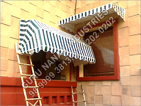 Blue And White Awnings Canopies