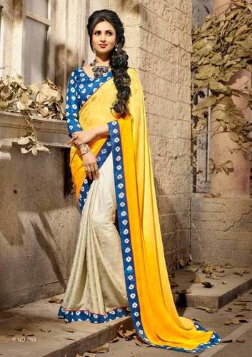 Multicolour Sethnic Wholesale Pure Georgette Printed Saree Catalog Supplier