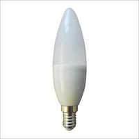 Led Candle Lamp - Glass And Plastic, 50mm X 100mm , 4w 12v , 2700k Warm Glow, Lightweight And Low Power Consumption