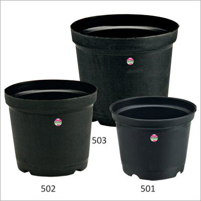 Black Plastic Planters