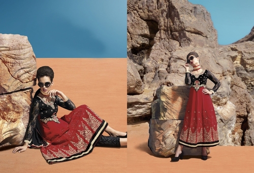 Semi-Stitch Salwar Kameez