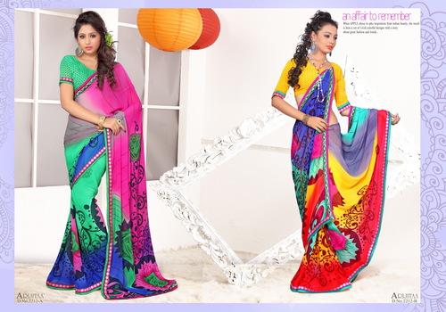 Arijitaa - Hand/Spray Printed Sarees