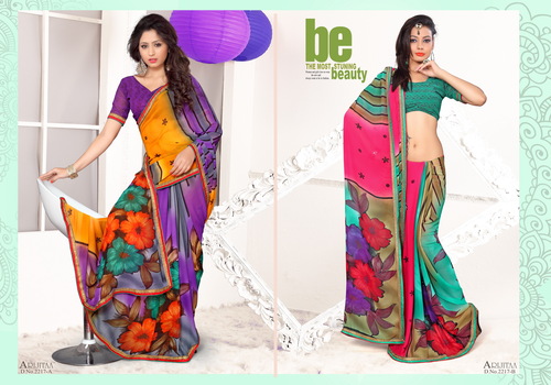 Arijitaa - Hand/Spray Printed Sarees