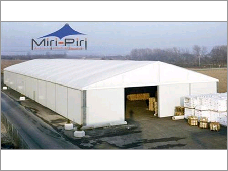 White Portable Tensile Fabric Structure
