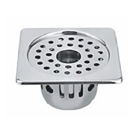 Cockroach Trap Square With Hole - Color: Silver