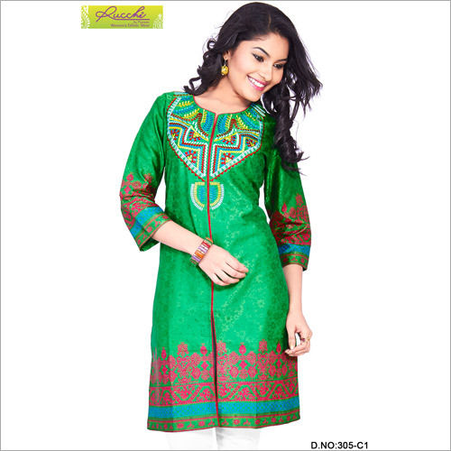 Green Kurti