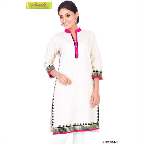 White Kurti