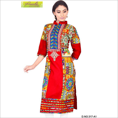 Kurti Decoration Material: Cloths