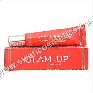 Glam Up Powder Cream - Cream, 12cm x 3cm, 30g, Red | Smooth Finish, Long-Lasting, Natural Look, Easy Application, Skin Hydration, Oil Control