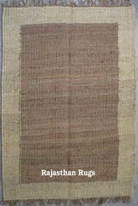 Jute Hemp Rugs - Hemp & Jute Material, Variable Dimensions, Beige Color | Durable, Eco-friendly, Easy Cleaning, Stylish Design, Versatile Use