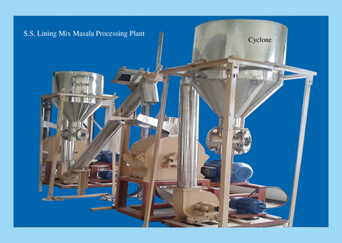 SS Lining Blended Spices Grinding Plant