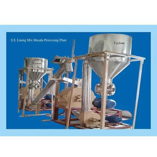 Ss Lining Blended Spices Grinding Plant - Feature: Lower Energy Consumption