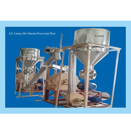 SS Lining Blended Spices Grinding Plant