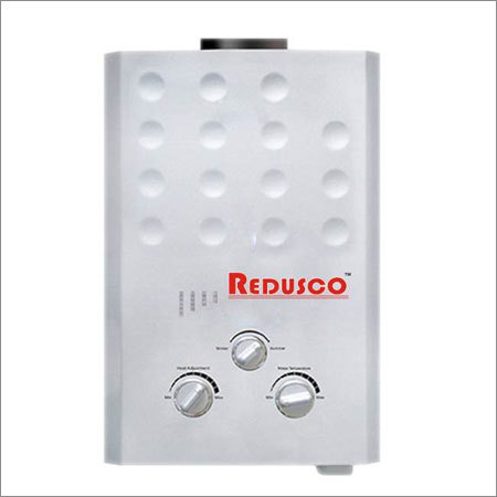 Geyser - Steel, 25x15x8 cm | White, Compact Design, Easy Installation, Energy Efficient, Instant Hot Water, LPG Powered, Flame Failure Device