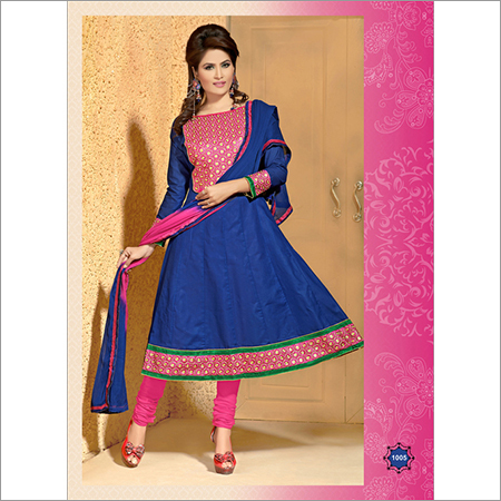 Blue Anarkali