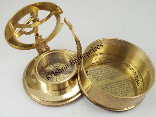Nautical Box Sundial Compass