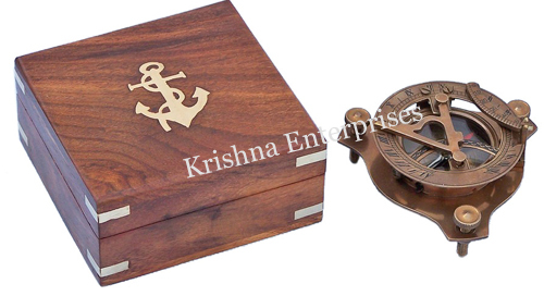 Triangular Sundial Compass