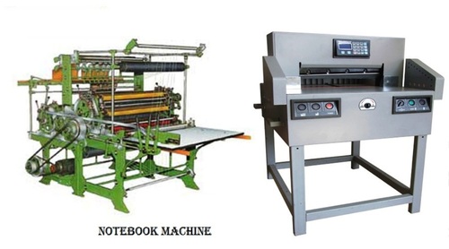 NOTEBOOK MAKING MACHINE COMPLETE SET UP