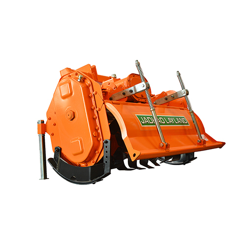 Agricultural Rotavator - Color: Orange