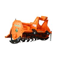 Tractor Drawn Rotavator - Color: Orange