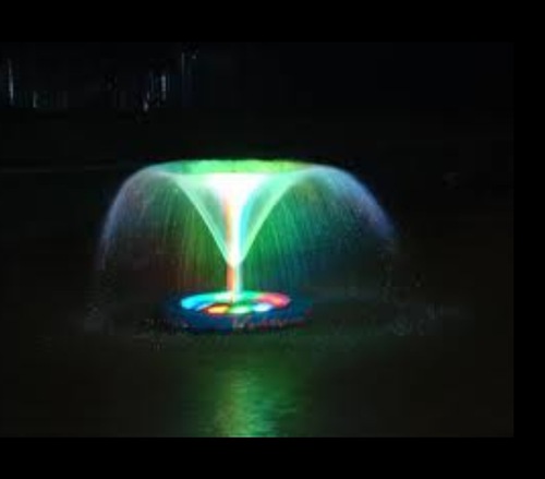 Floating Pond Light Fountain