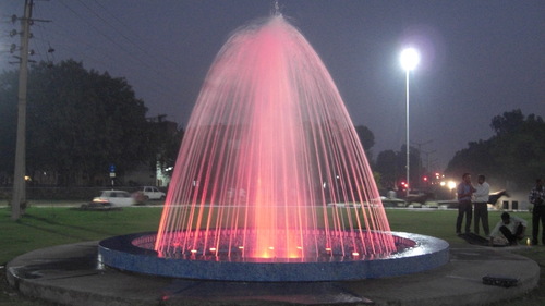 Flash Light Outdoor Fountains